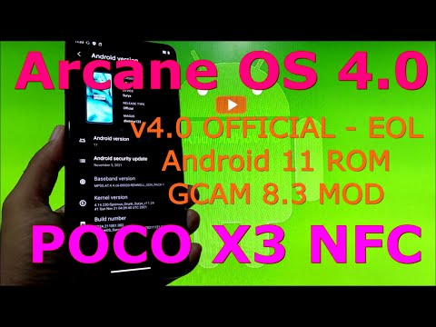 ArcaneOS 4.0 for Poco X3 NFC (Surya) Android 11 ROM - EOL