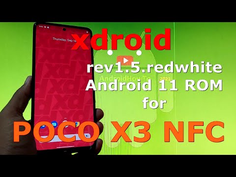 xdroid rev1.5.redwhite for Poco X3 NFC (Surya) Android 11