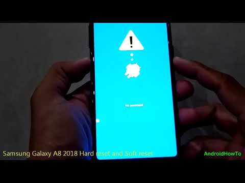 Samsung Galaxy A8 2018 Hard reset and Soft reset