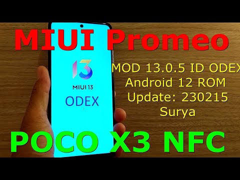 MIUI Promeo MOD 13.0.5 ID ODEX for Poco X3 NFC Android 12 ROM Update: 230215