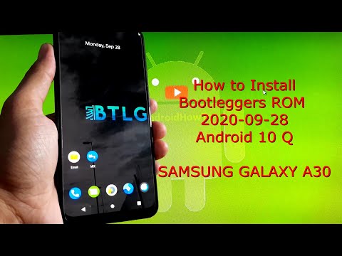 Bootleggers GSI for Samsung Galaxy A30 Android 10 Q 2020-09-28