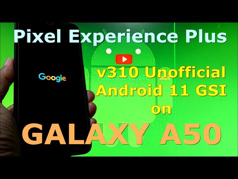 Pixel Experience Plus 11.0 v310 on Samsung Galaxy A50 GSI ROM
