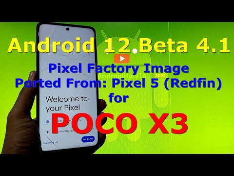 Android 12 Beta 4.1 for Poco X3 NFC (Surya/Karna) Pixel Factory Image Pixel5 Port