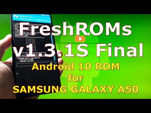FreshROMs v1.3.1S Final Android 10 for Samsung Galaxy A50 Update: 20210221