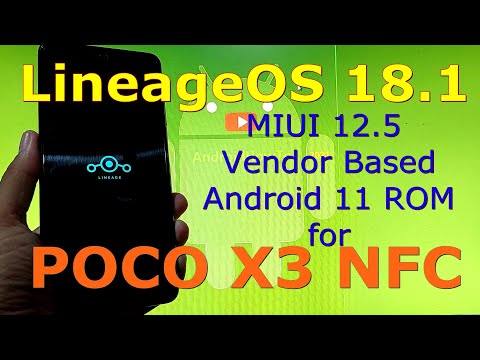 LineageOS 18.1 MIUI 12.5 vendor based for Poco X3 NFC (Surya) Android 11
