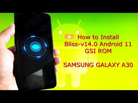 Bliss v14.0 for Samsung Galaxy A30 Android 11 GSI ROM