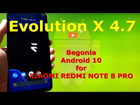 Evolution X 4.7 Android 10 Official for Redmi Note 8 Pro - Begonia