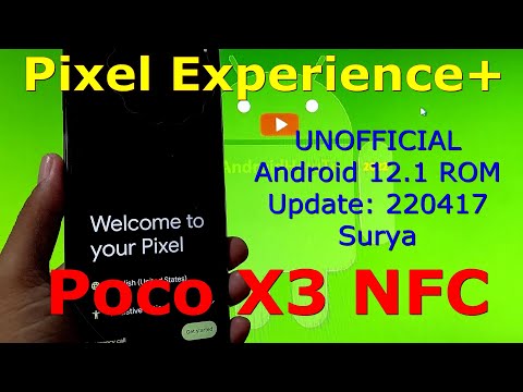 Pixel Experience PLUS for Poco X3 NFC Android 12.1 Update: 220417