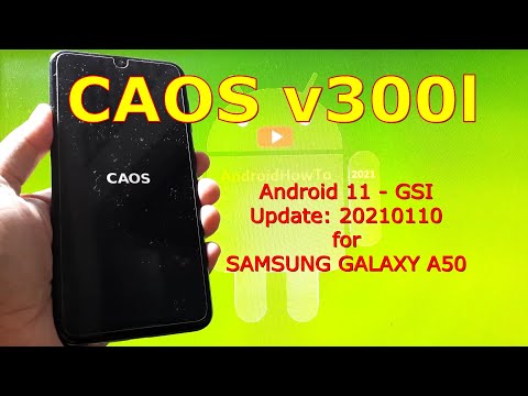 CAOS v300l Android 11 for Samsung Galaxy A50 Update: 20210110