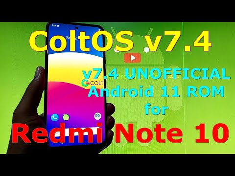 ColtOS v7.4 UNOFFICIAL for Redmi Note 10 ( Mojito / Sunny ) Android 11