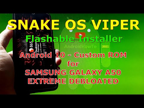 Snake OS Viper for Samsung Galaxy A50 Gaming ROM - Flashable Installer