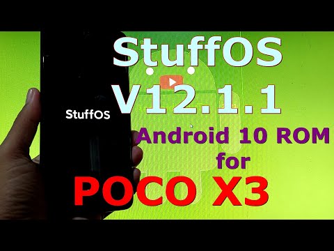 Stuff OS V12.1.1 for POCO X3 NFC Android 10