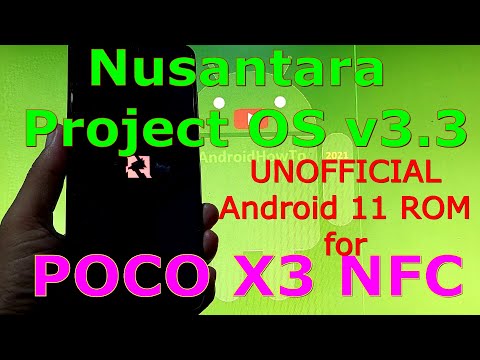 Nusantara Project OS v3.3 Unofficial for Poco X3 NFC (Surya) Android 11 ROM