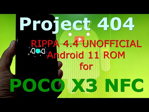 Project 404 RIPPA 4.4 UNOFFICIAL for Poco X3 NFC (Surya) Android 11