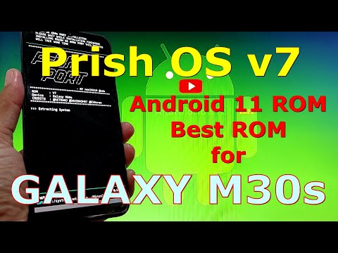 Prish OS v7 Best ROM for Samsung Galaxy M30s Android 11