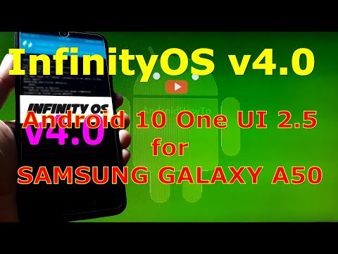 InfinityOS v4.0 OneUI 2.5 Android 10 Q for Samsung Galaxy A50