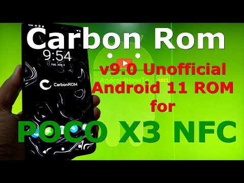 Carbon Rom v9.0 for Poco X3 NFC (Surya) Android 11