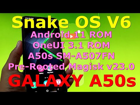Snake OS V6 A50s OneUI 3.1 ROM for Samsung Galaxy A50s SM-A507FN Android 11