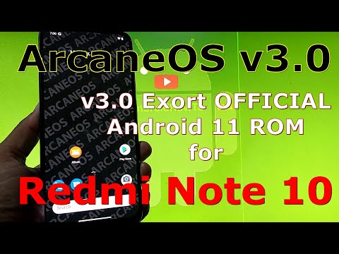ArcaneOS v3.0 OFFICIAL for Redmi Note 10 ( Mojito / Sunny ) Android 11