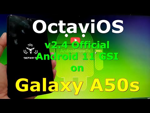 OctaviOS v2.4 Official on Samsung Galaxy A50s - Android 11 GSI