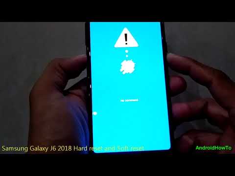 Samsung Galaxy J6 2018 Hard reset and Soft reset