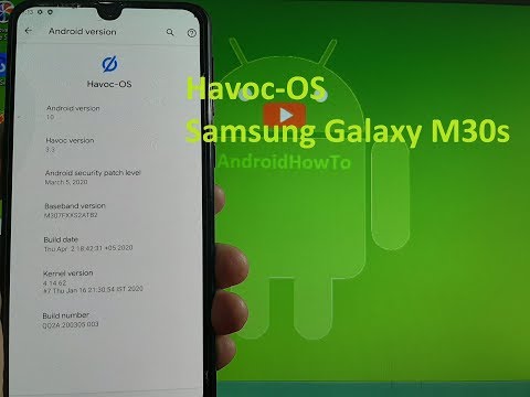 Havoc OS v3.3 for Samsung Galaxy M30s GSI ROM Android 10