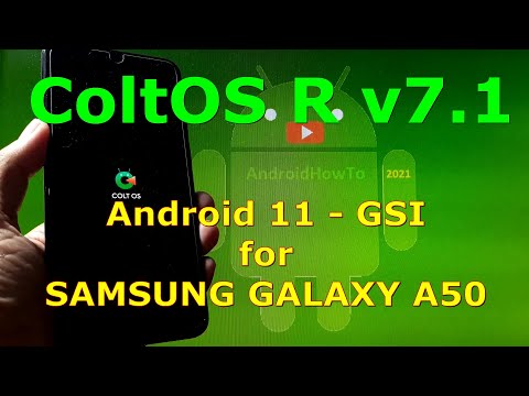 ColtOS R v7.1 Android 11 for Samsung Galaxy A50 - Custom ROM