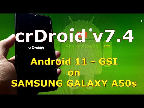 crDroid v7.4 Android 11 for Samsung Galaxy A50s - GSI ROM