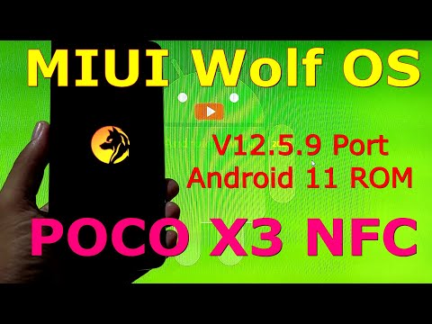 MIUI Wolf OS V12.5.9 Port for Poco X3 NFC Android 11 ROM