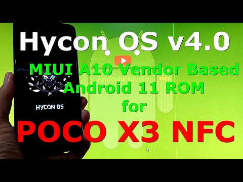 Hycon OS v4.0 for Poco X3 NFC (Surya) Android 11