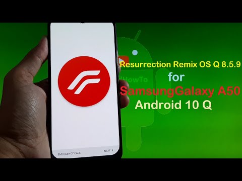Resurrection Remix OS Q 8.5.9 for Galaxy A50 Android 10 Q