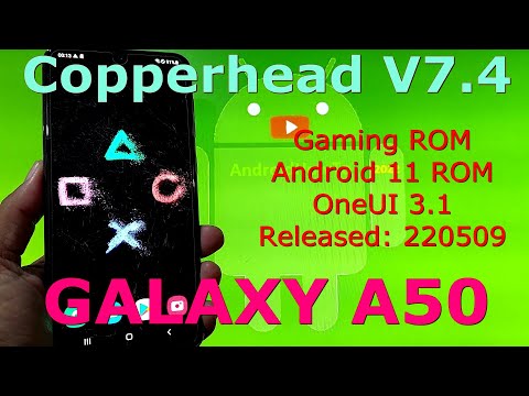 Copperhead V7.4 Gaming ROM for Samsung Galaxy A50 Android 11