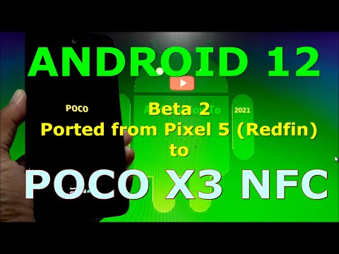 Pixel Factory Image Android 12 Beta 2 for Poco X3 NFC (Surya)