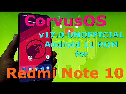 CorvusOS v17.0 UNOFFICIAL for Redmi Note 10 ( Mojito / Sunny ) Android 11