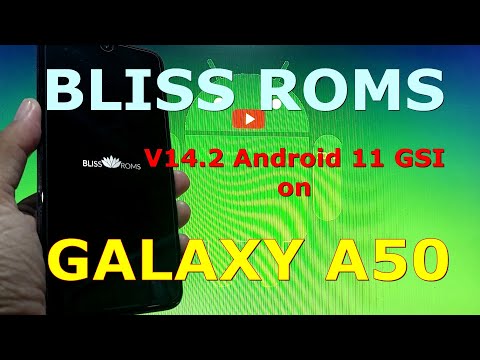 BlissRoms v14.2 Android 11 for Samsung Galaxy A50 - GSI