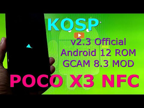 KOSP v2.3 Official for Poco X3 NFC Android 12 ROM - 220203