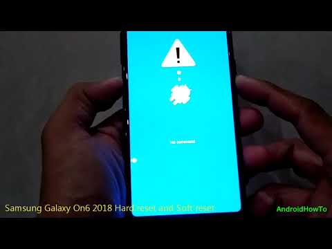Samsung Galaxy On6 2018 Hard reset and Soft reset