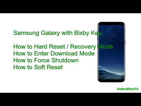 Samsung Galaxy with Bixby Key Hard reset and Soft Reset