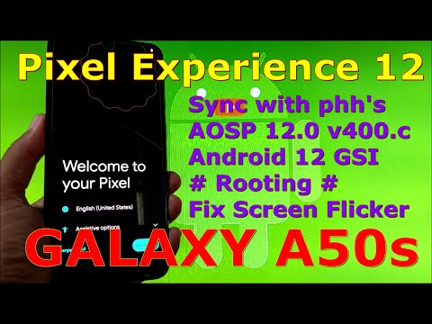 Pixel Experience 12.0 v400.c for Samsung Galaxy A50s Android 12 GSI
