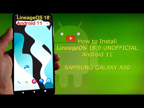 LineageOS 18.0 UNOFFICIAL for Samsung Galaxy A50 Android 11